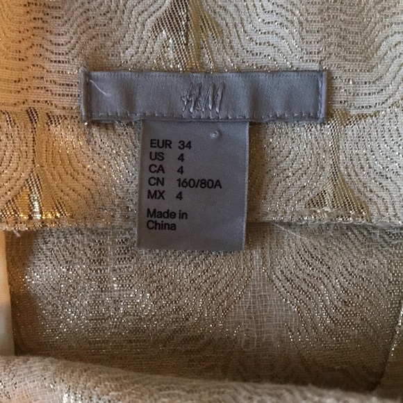 Gold Party Top - Picture 3 of 6